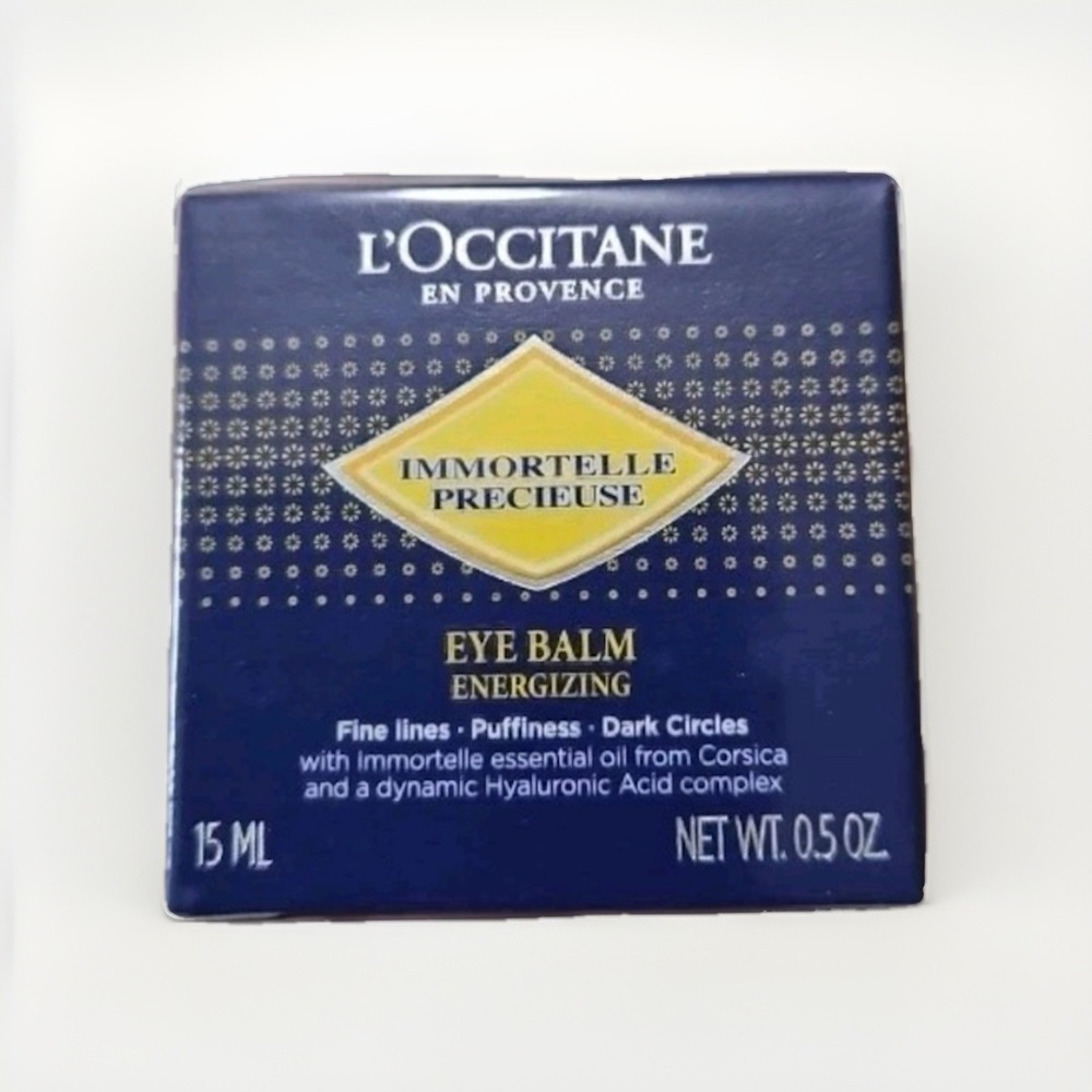 L Occitane Immortelle Precieuse Eye Balm Energizing 0.5 Oz 15 ML‎ Boxed New